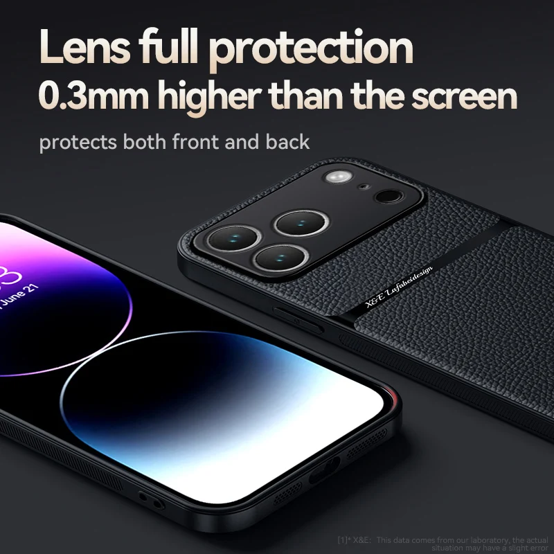 Luxury Shockproof Leather Magnetic Phone Case - Premium Back Cover