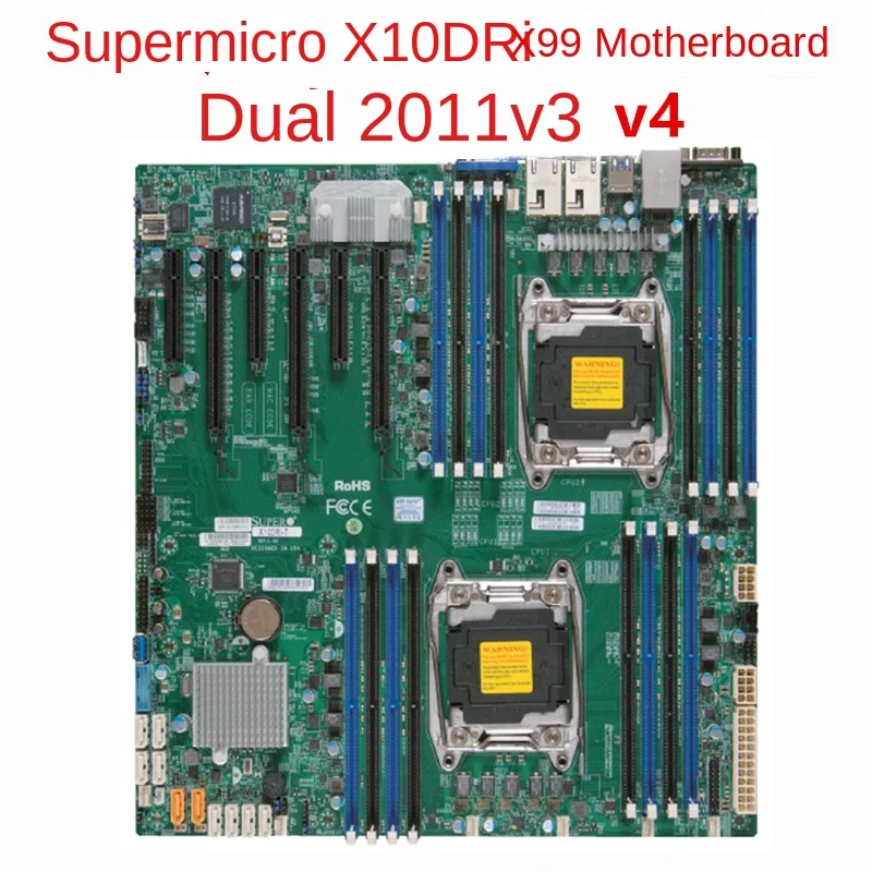 Supermicro X10DRI デュアル X99 サーバー メインボード M.2 ワーク Supermicro X10DRI デュアル X99 サーバー メインボード M.2 ワーク