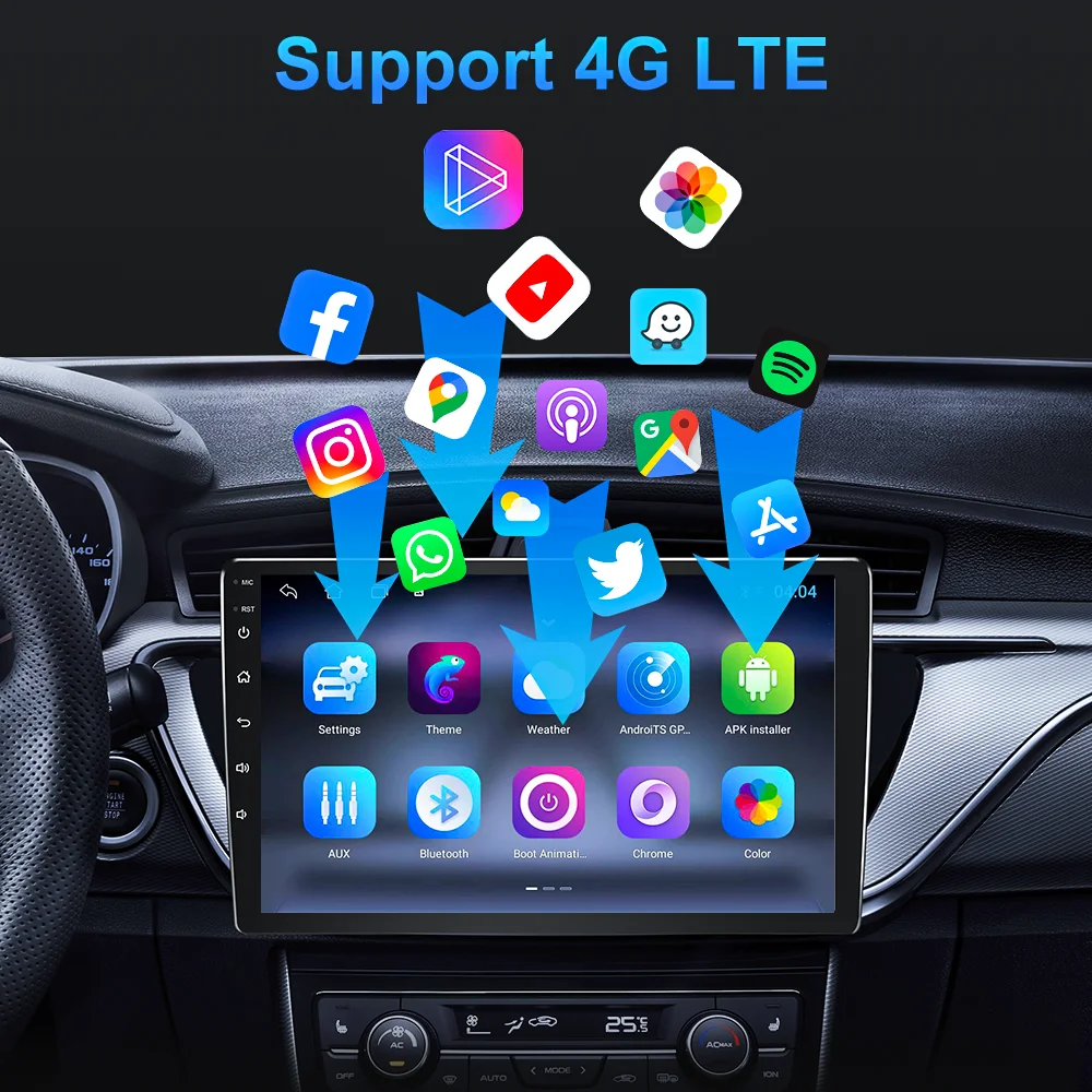 Android 15 Radio Estéreo Coche Para Peugeot Partner 1 2002 - 2008 Reproductor de Vídeo Multimedia Navegación GPS Carplay Android Auto WiFi 3