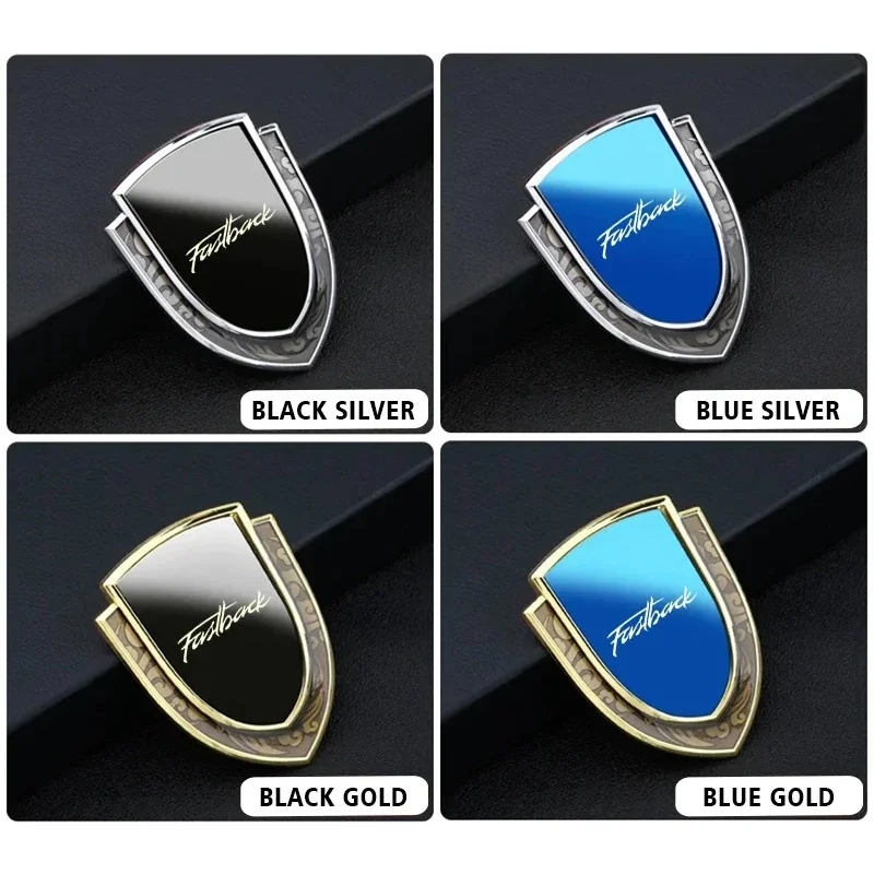 자동차 스티커 3D 금속 액세서리 피아트 패스트백용 자동차 액세서리