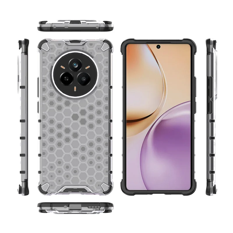 Shockproof Armor Case with Soft TPU Bumper and Clear Hard PC Cover