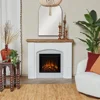 49 In Electric Fireplace with Mantel, Replaceable Fireplace Insert Heater, Realistic Log and Flame Effect, Remote Control, Timer 6