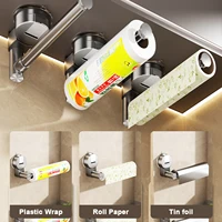 ที่แขวนกระดาษทิชชู่แบบสุญญากาศ ที่ใส่กระดาษเช็ดมือในครัว ที่ใส่กระดาษชำระ ตู้เก็บของ ที่วางกระดาษเช็ดปาก อุปกรณ์ในห้องน้ำ 6