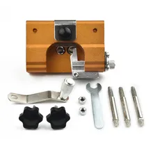 

Aluminum Chainsaw Chain Sharpening Jig Portable Chain Clip Sharpener Chainsaw Sharpening Tools Hand Chain Grinder Polishing Tool