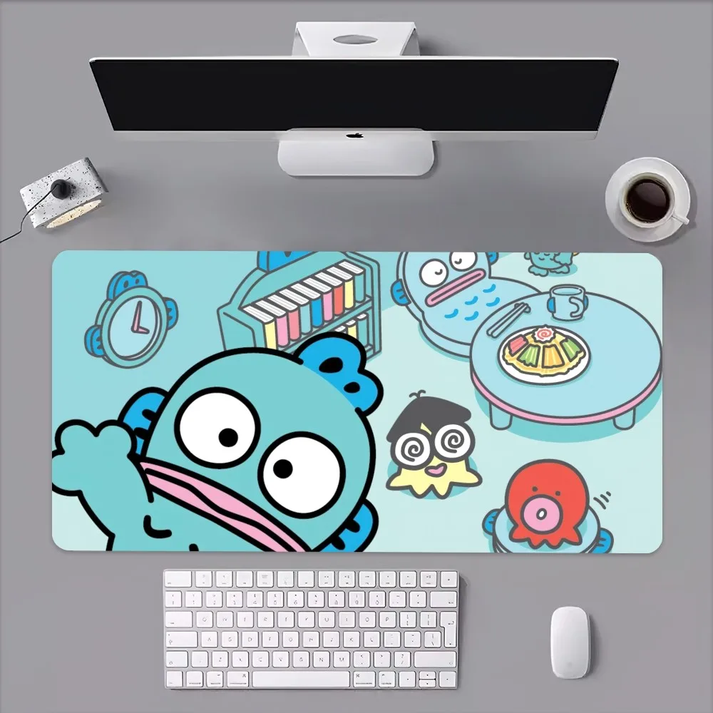 MINISO Sanrio Funny Hangyodon Cute Mouse Pad Computer Laptop Gaming Office Wrist Guard Non Slip Keyboard Pad 3