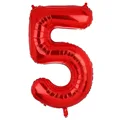 Red number 5
