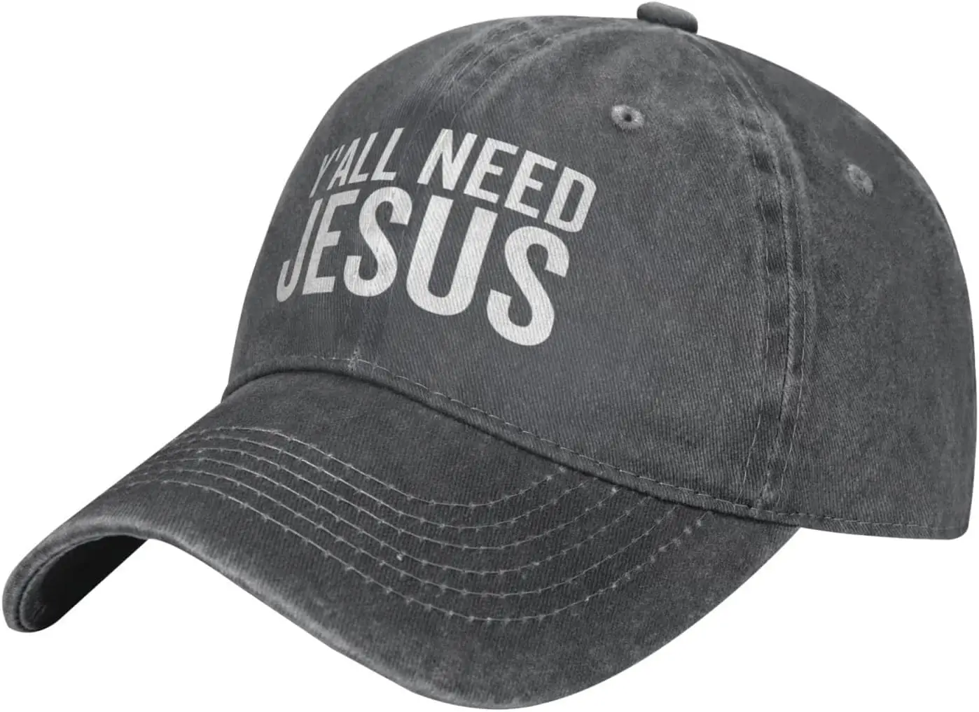 Y'all Need Jesus Cowboy hat Women Baseball Cap Sun Hat Men Hat Dad Hat Trucker hat Black