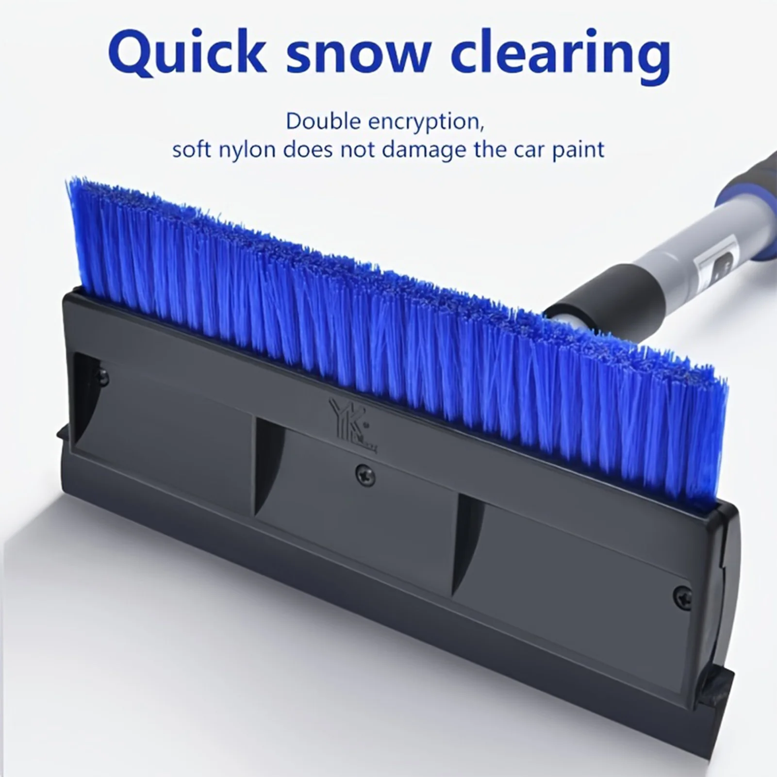 Winter Car Snow Cleaning Ice Scraper 3-in-1 Multifunction Telescopic Snow Plough Shovel Suitable for Holiday Season Gifts