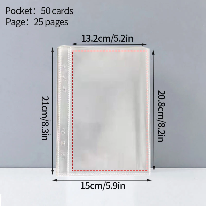 Kpop Photocard Album: A5 Holder with 10 Inner Pages