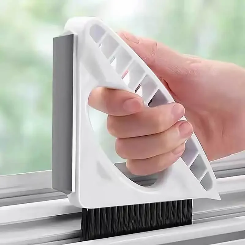 3 in 1 Multifunctional Window Track Cleaner Household Cleaning Adjustable Window Cleaning Tool Automatic Drainage for Kitchen