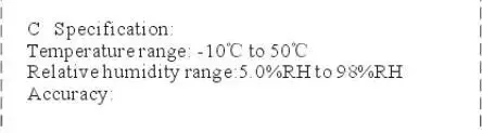 Smart Sensor AR837 Digital Temperature & Humidity Meter | LCD Thermometer Hygrometer High Accuracy Indoor Tester detail image 3