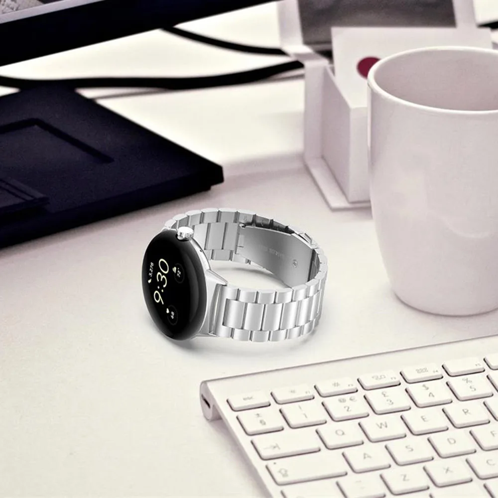 Premium Stainless Steel Replacement Strap for Pixel Watch 2 - Stylish Metal Bracelet Accessory