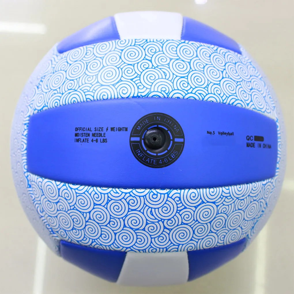 

Lightweight Size 5 Volleyball Professional Competition Volleyballs Training Porcelain Pattern Soft Beach Waterproof Balls