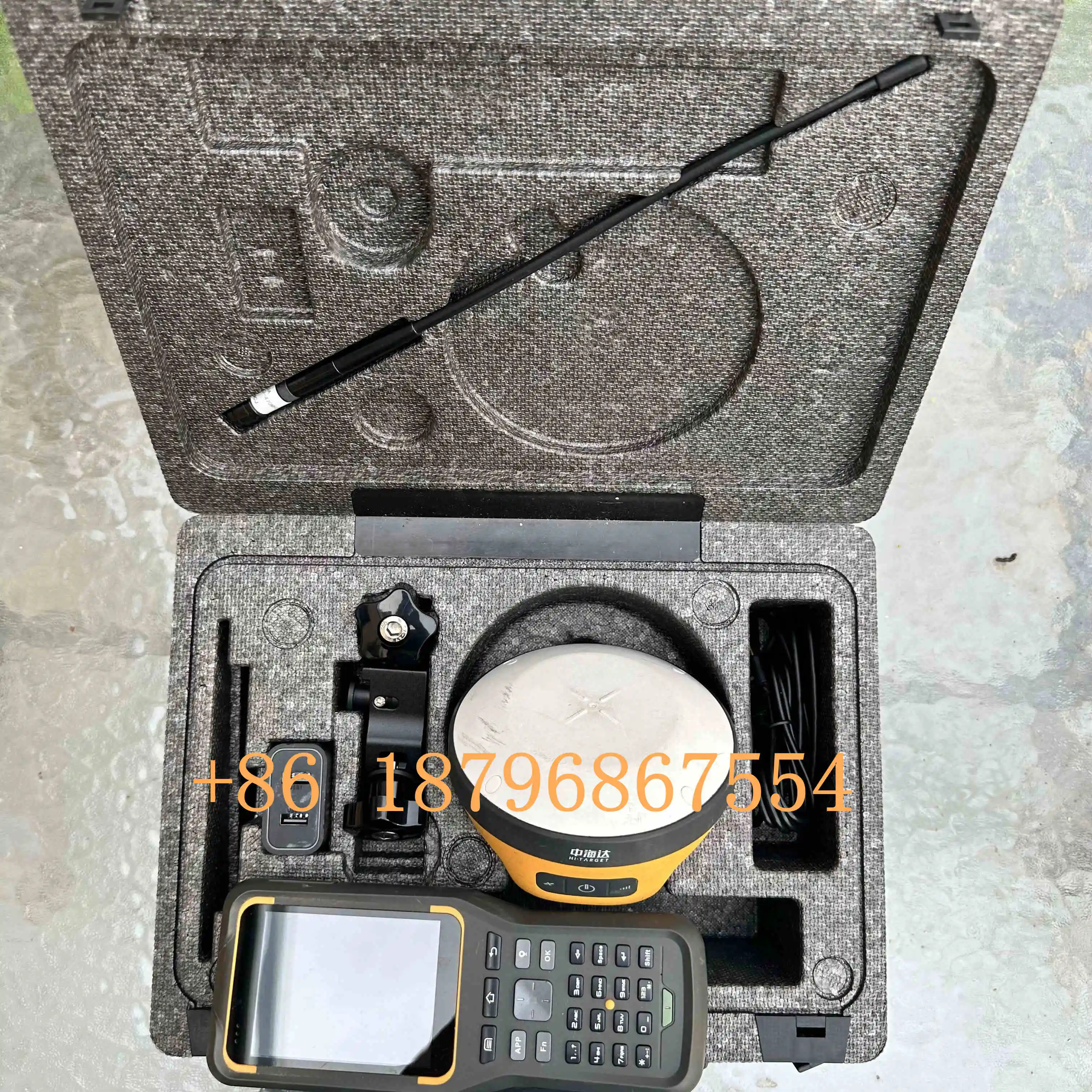 Used Second Hand HI TARGET V200 IMU 1408 Channels Rover With Collector Ihand30 Hi Survey Road Software