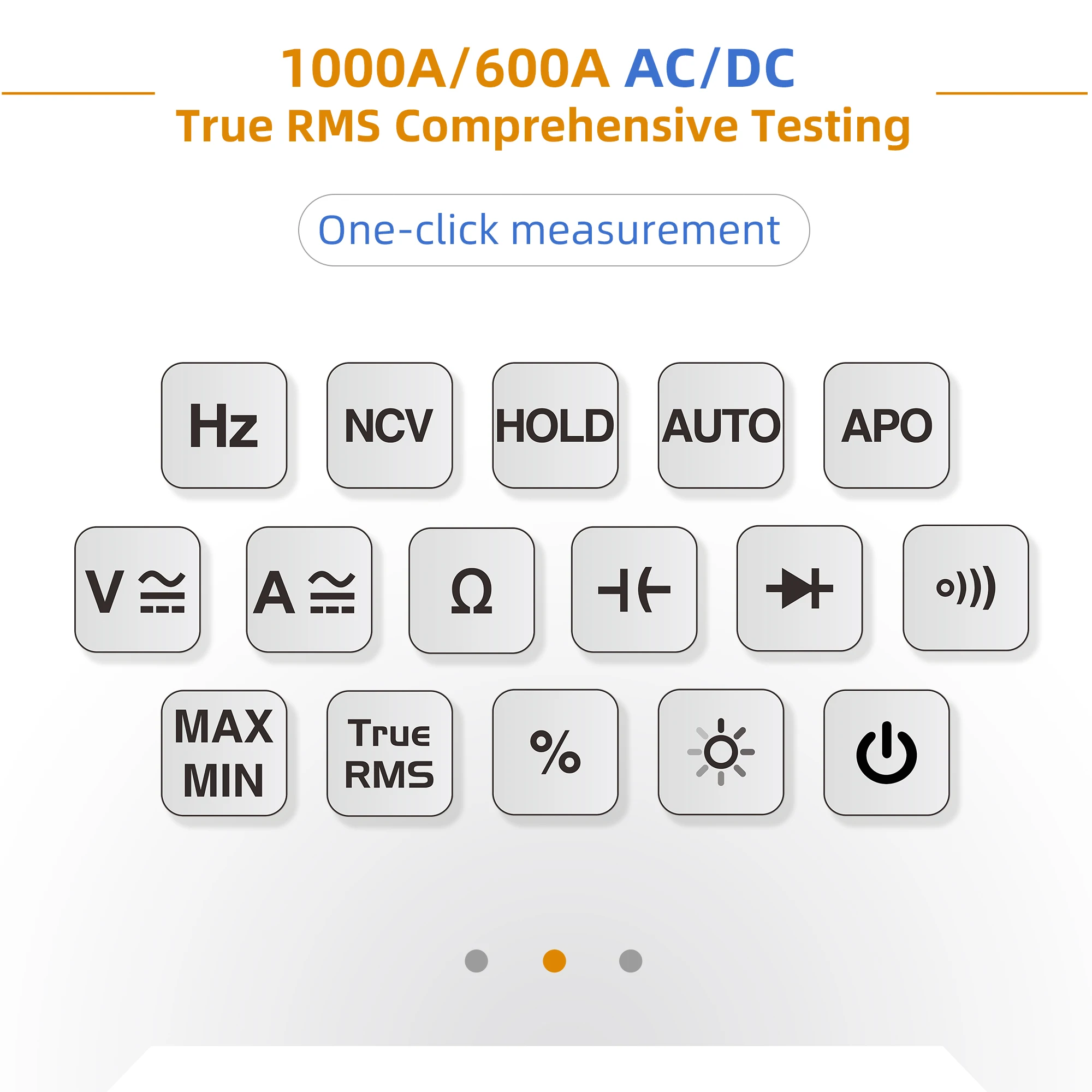 CMS101 3 in 1 1000A AC/DC Clamp Meter+ Oscilloscope Bluetooth Recorder Function