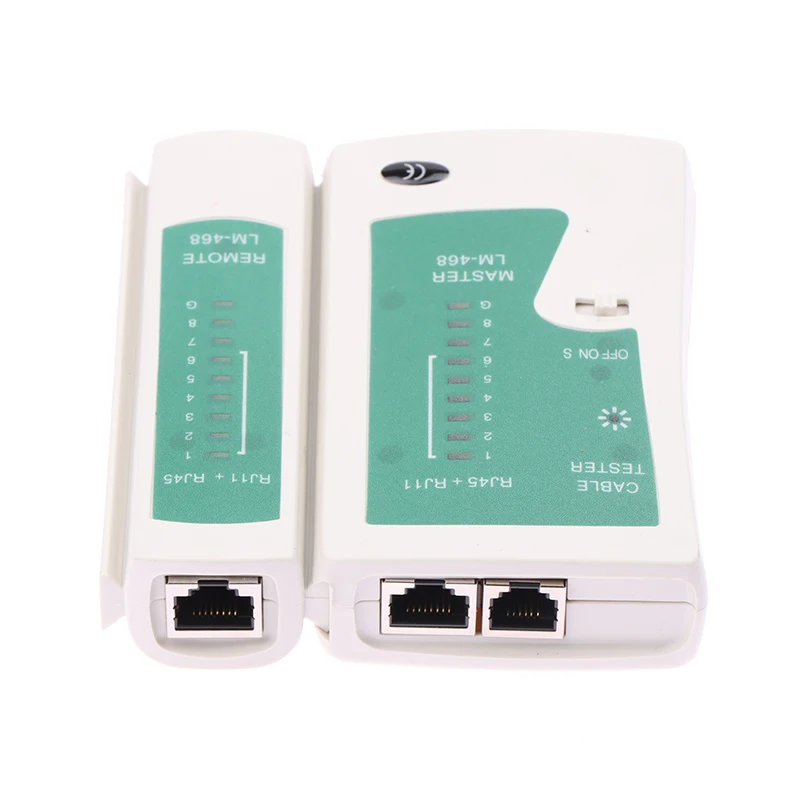RJ45 RJ11 네트워크 케이블 테스터, Cat5 Cat6 UTP LAN 케이블 테스터 도구, 네트워킹 와이어 전화 케이블 라인 감지기 추적기 도구
