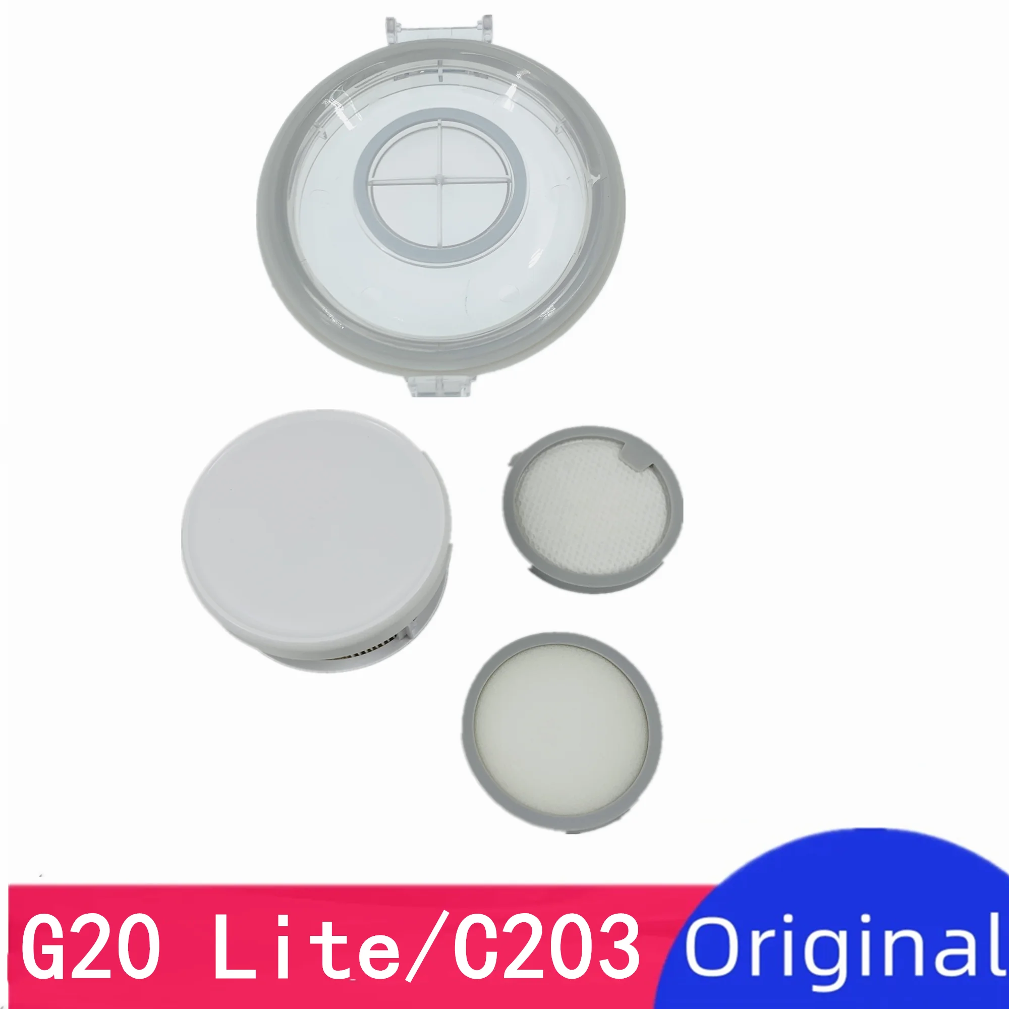 Original Xiao mi mi vacuum cleaner replacement spare parts, suitable for G20 Lite/C203 dust cup bottom cover accessories
