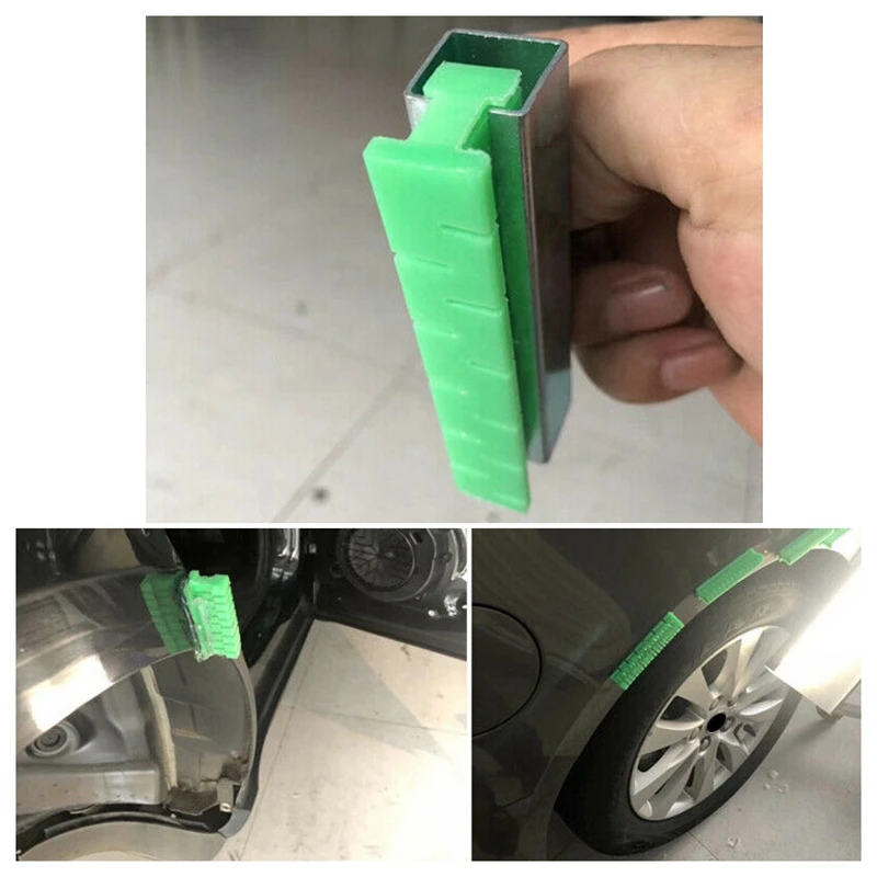 Car Body Sheet Metal Dent Repair Part Push Hail Puller Kit Aluminum Plastic Tool Green