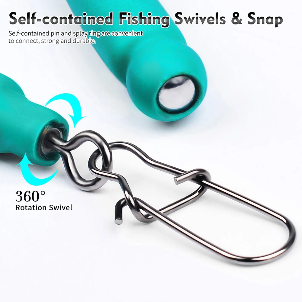 Proberos 5pcs Slip Stick Dragging Weights, No-Snag Sinkers for