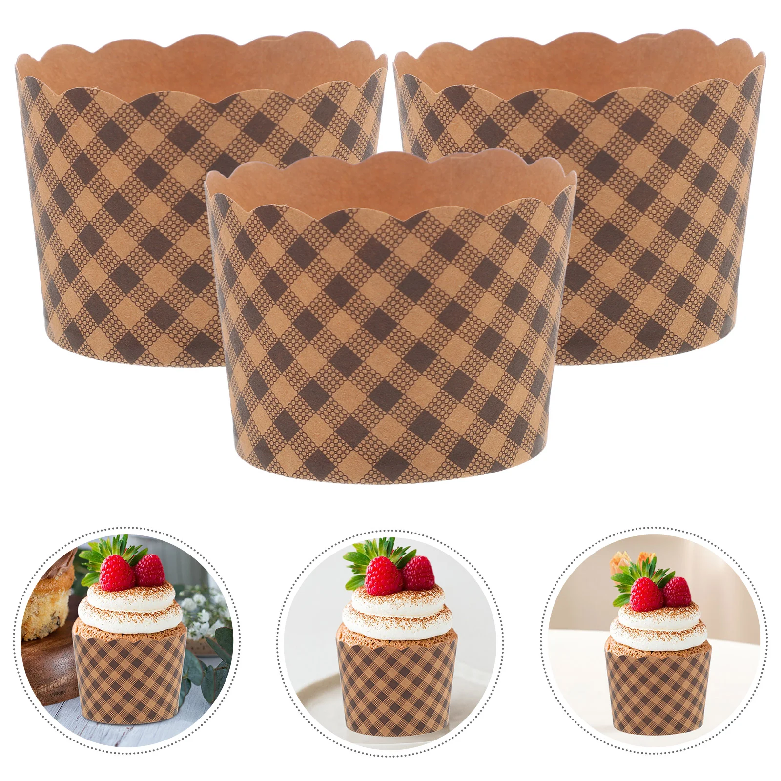 

50pcs Paper Muffin Liners Oil-proof Cake Baking Cups Cupcake Wrappers Baking Cups