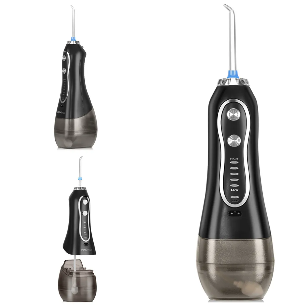 1 Pcs 휴대용 전기 물 Flosser 충전식 무선 구강 Irrigator 화이트/..