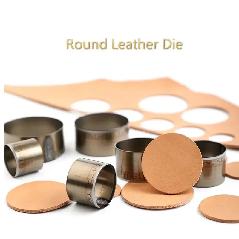 7pc/SET Leather Round Cutter Die Circle Bell Die Knife Template Cutting Punching Tool Leather Craft Punch Mold 7sizes leather tools leather craft tool kit leather craft tools leather craft tool leather punches