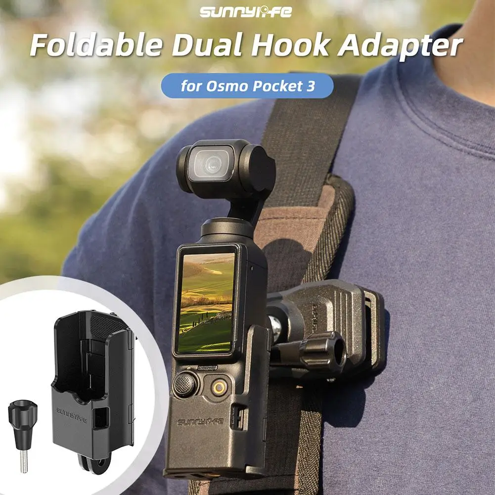 

Sunnylife For Osmo Pocket 3 adapter foldable double ear extended border adapter bracket accessories