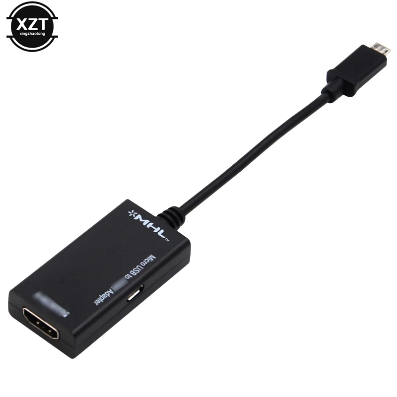1080P Male to Female Mirco 5Pin USB to HDMI-Compatible Cable HDTV Adapter for Samsung for SONY Hot Sale