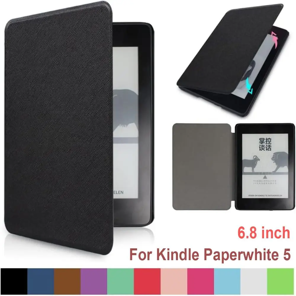 Auto Sleep/Wake Custodia E-Reader Da 6.8 Pollici Custodia Protettiva Antiurto In Pelle Pu M2L3Ek Funda Ultra Sottile Per Kindle Paperwhite 5