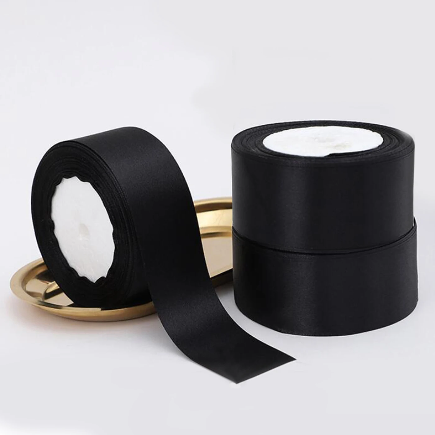 Vibrant Multi-Color Satin Ribbon Collection - 25 Yards