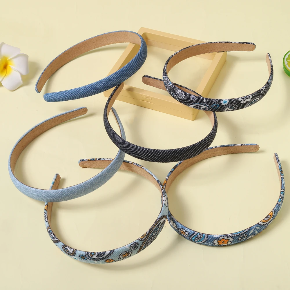 

2023Hot Sell Hair Hoop Hair Bands for Women Girls Solid Color Twilled Headbands Designer Wide Hairband Hair Accessories Headwear