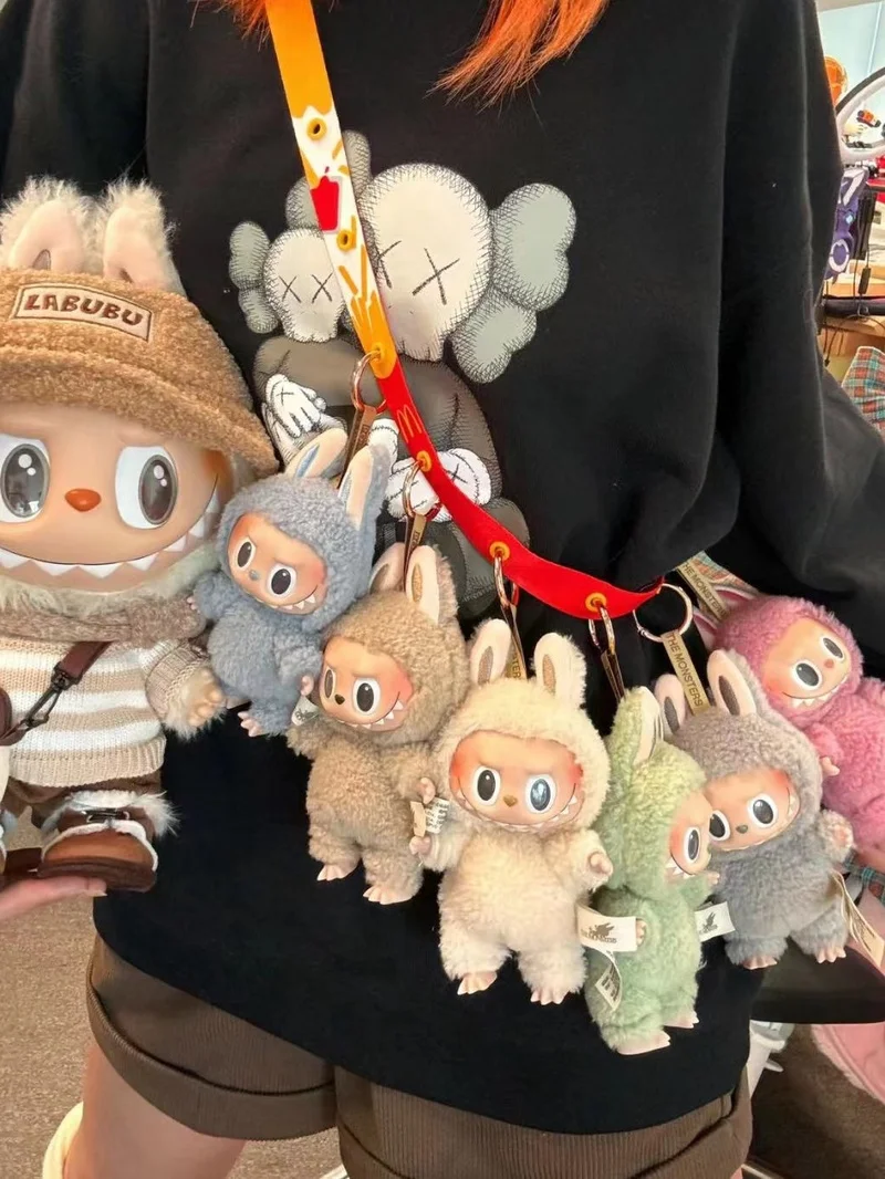 Hot Labubu The Monsters Blind Box Toys Cardiac Macarone Mysterious Surprise Box Guess Bag Figure Model Bag Keychain Gifts
