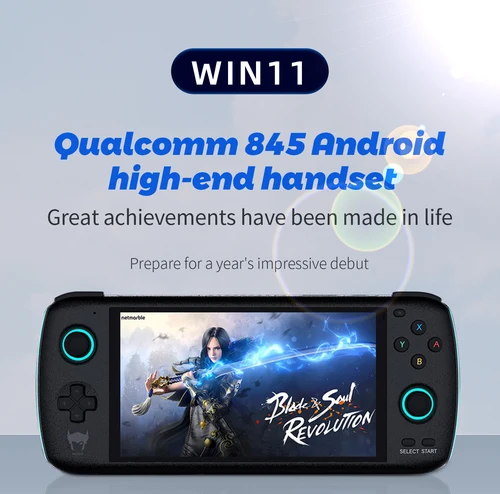 Ayn Odin Pro 휴대용 게임 콘솔, 8G + 256GB SD845 듀얼 시스템, Win 11, 안드로이드 11, 레트로 비디오 게임 콘솔, PC 플레이어 박스, 신제품 2