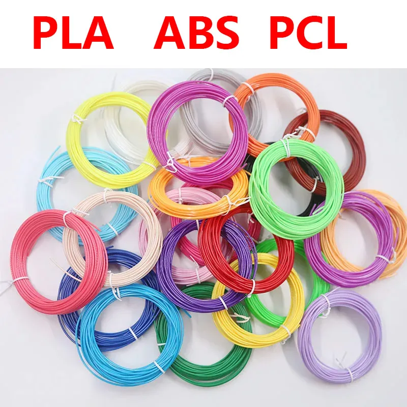 خيوط قلم ثلاثية الأبعاد 150 متر 30 لون PCL/PLA/ABS...
