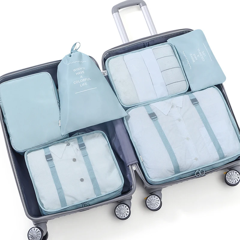 Sacs de rangement portables pour voyage, valise, ensemble d