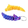 3D printed dragon pendant, keychain, backpack pendant, jewelry, high aesthetic value, simple keel 1