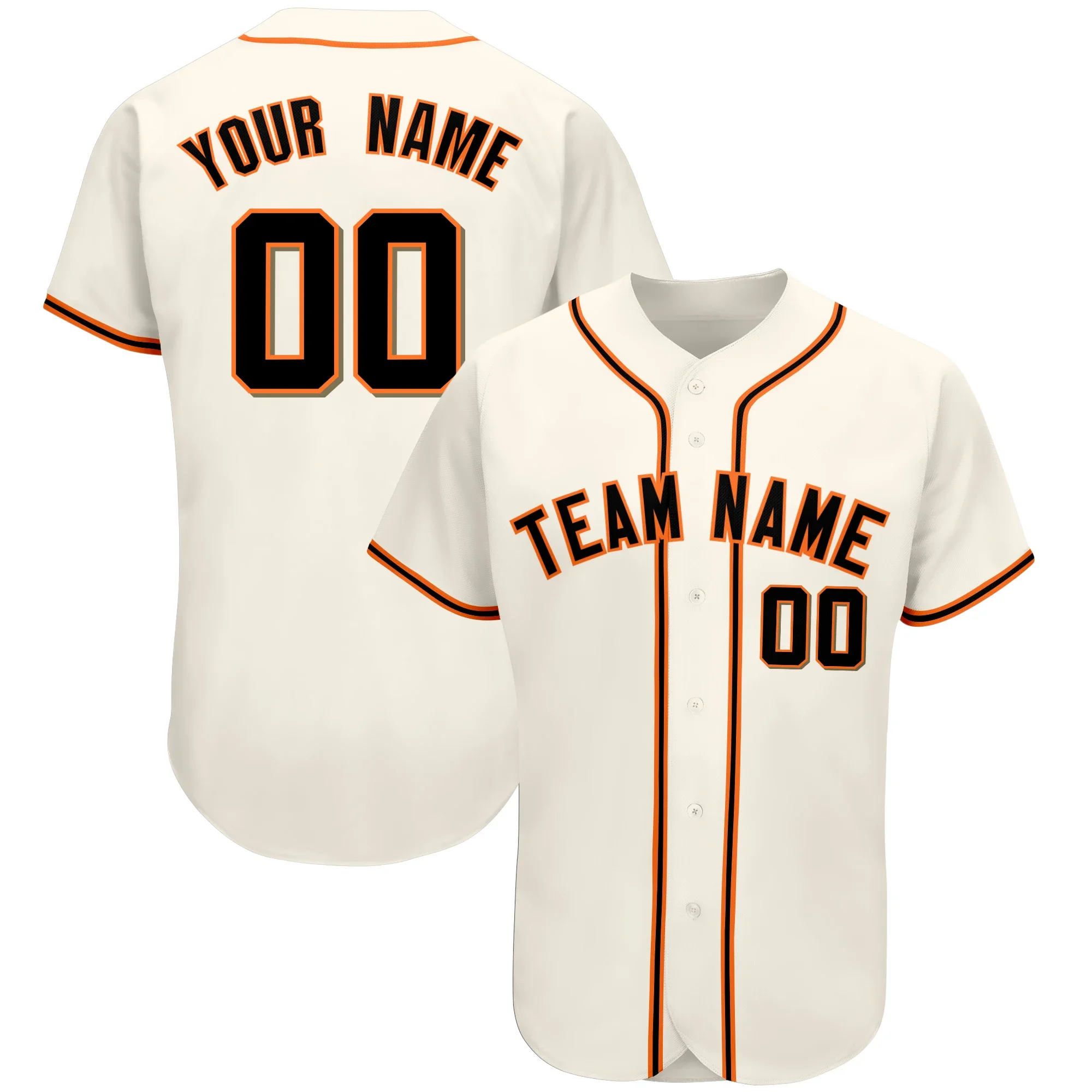 Baseball Jersey Baseball Shirt Professional Baseball Club League Jersey Printing Design Team Name Number Plus Size T-Shirt Men