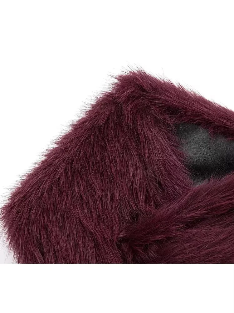 TFMLN Fur Collar Scarf Women Luxury 120 Cm Fluffy Fur Scarf Autumn Winter Down Jackets Hood Collar Coat Warm Fur Trims Decor