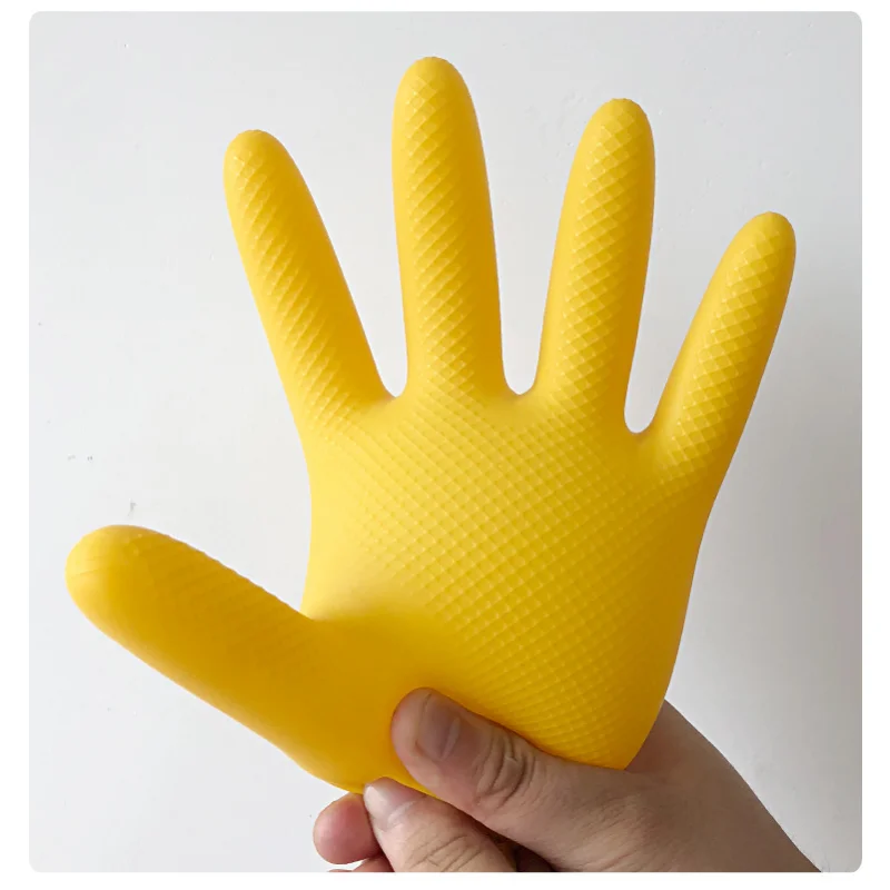 Waterproof Gloves Rubber Gloves Thicken Beef Tendon Rubber Handcoat Latex Wear-resistant Washing Dishes Housework Washing Clothes Car Waterproof Gloves