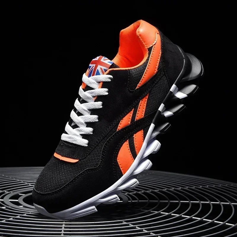 Brand Trend Size 46 47 48 Men's Wear-resistant Cushioning Thick-soled Fitness Sneakers Outdoor Breathable Running Shoes for Men 4