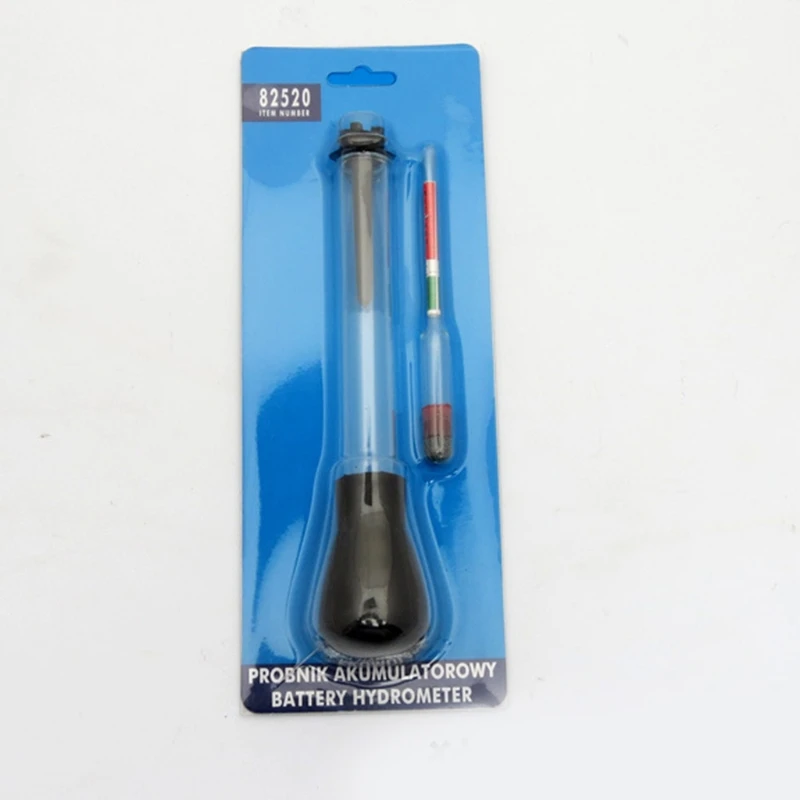

Hydrometer Tester High 0.005 Rubber Suction Type Electro-hydraulic Density Meter Acid Electrolyte Test