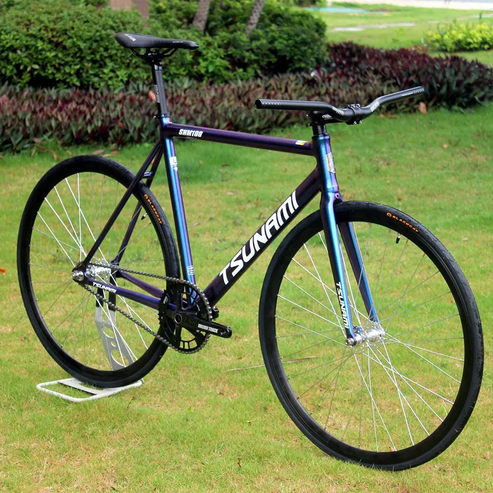 ブレーキなし 52/55/58CM TSUNAMI SNM100 ピストバイク 完成車 アルミ