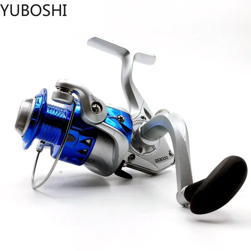 New Super Light WD-Series High Strength Folding Rocker Spinning Wheel Gear  Ratio 5.2:1 Silver Blue Fishing Reel