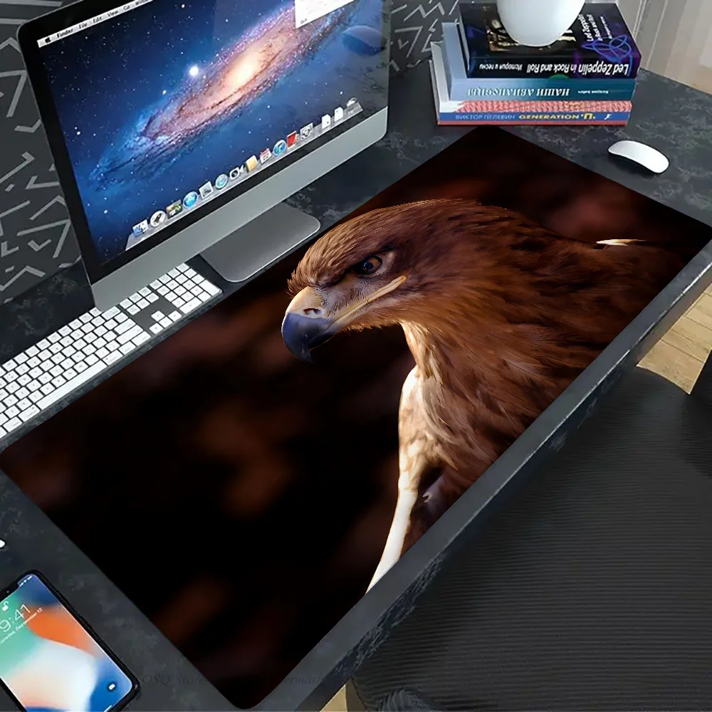 1pc Eagle Raptor Mouse Mat Desk Mat With Pad Gaming Accessories Prime Gaming XXL Keyboard Pad 5