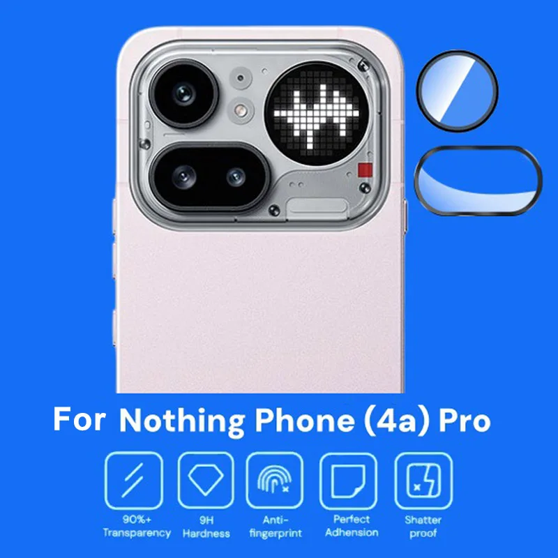 3D Curved Camera Protective Glass with Metal Ring Lens Cover
