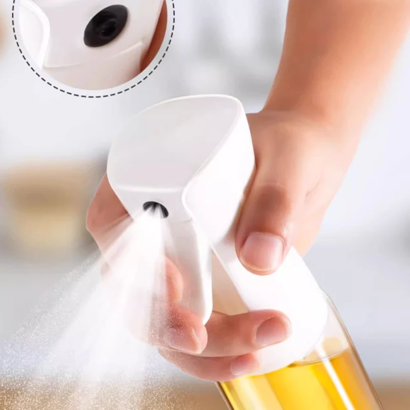 Spray oil pot kitchen air pressure barbecue spray bottle edible olive atomization control powerful spray oil bottle, 1Pc