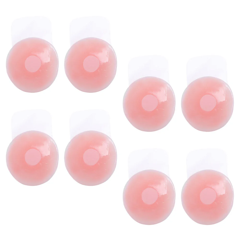

8 Pcs Rabbit Ears Silicone Stickers Bras Silica Gel Covers Breast for Women