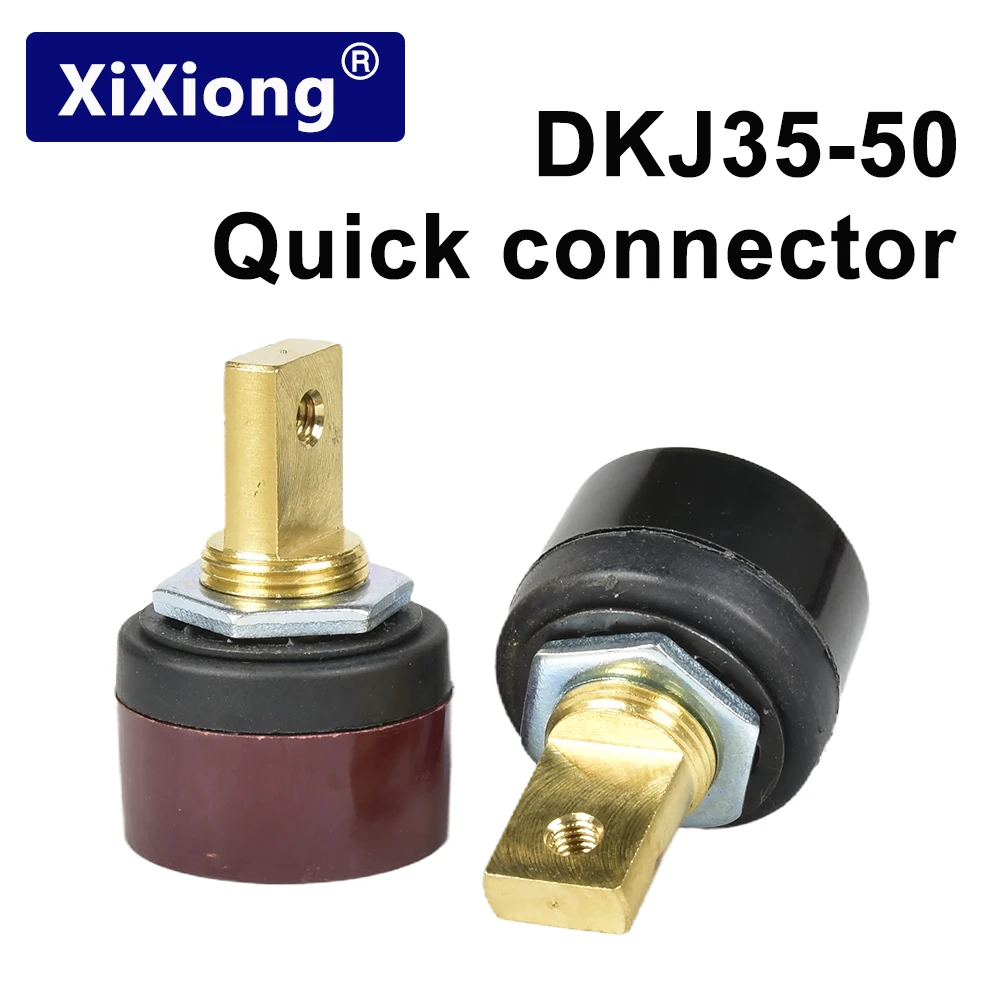 Welding machine quick connector 250/315 plug male/female DKJ35-50 52mm rear panel special socket tig welding accessories