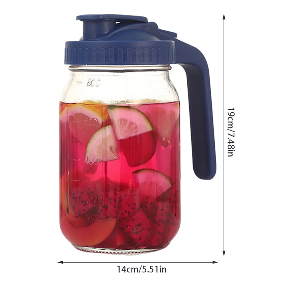 32oz Glass Breastmilk Pitcher Non BPA Juices Bottle Coffee Cup Transparent Milk Tea Cups Coffee Mug For Home Bar Drinkware