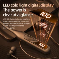 BT8 Wireless Bluetooth Earphones Headphones Outdoor Sports Headset V5.3 Display Button Control Earbuds for Music 5